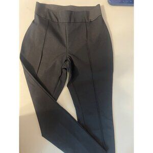 Black Leggings Womens Sz 2  A New Day Slim Fit Dress Pants Stitched front Crease